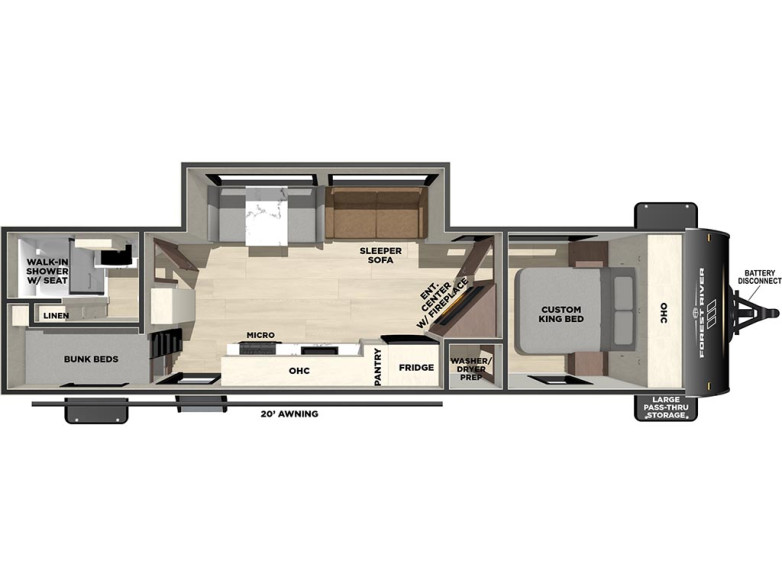2027 Forest River Vibe 2600BH Xtreme - Imagen 7